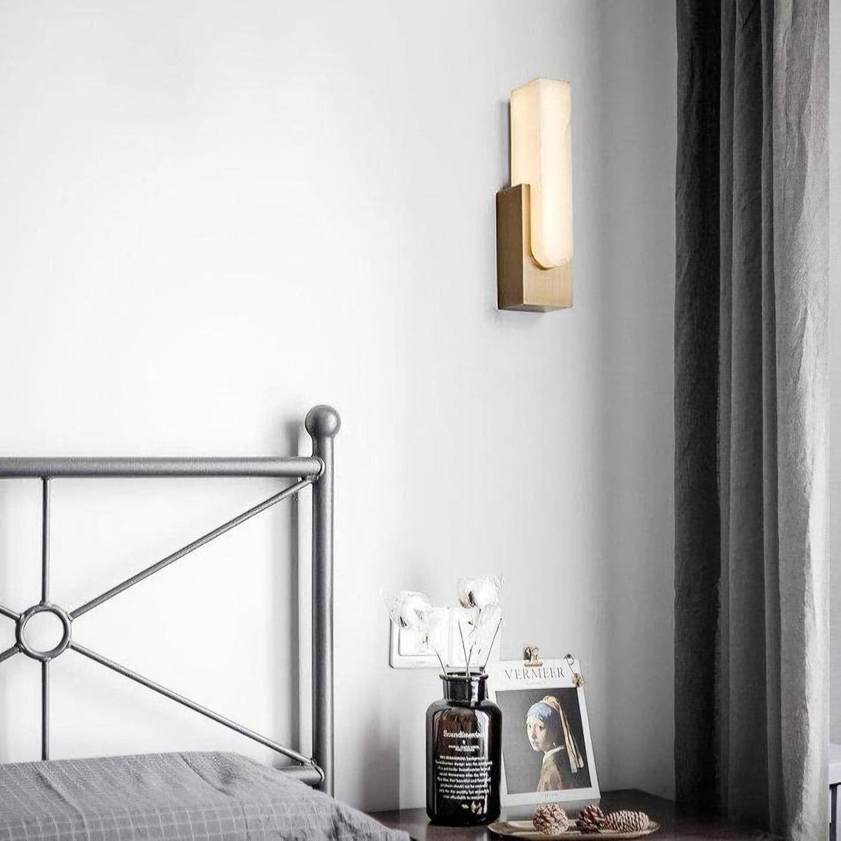 Agatha aplique de pared en forma de U con LED
