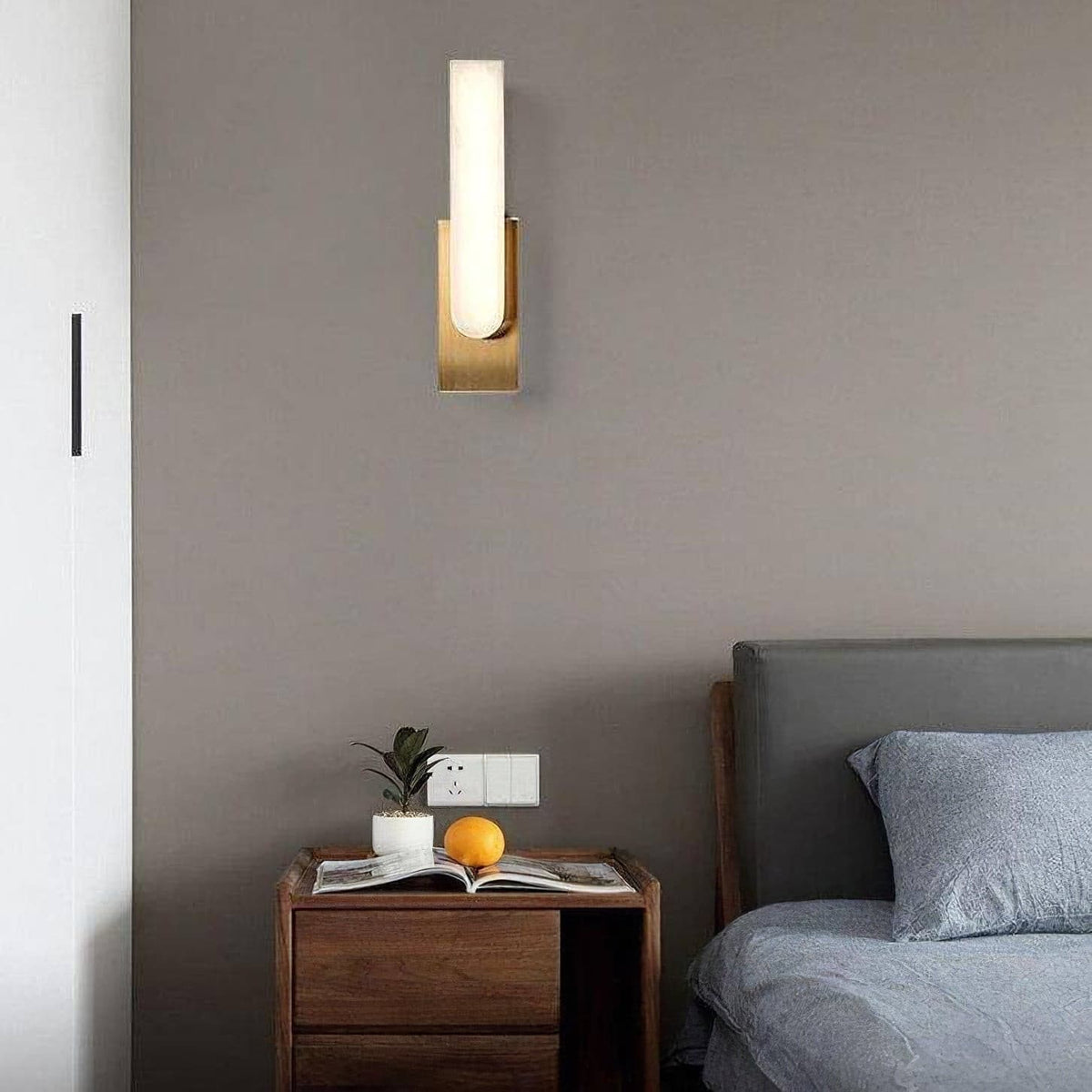 Agatha aplique de pared en forma de U con LED