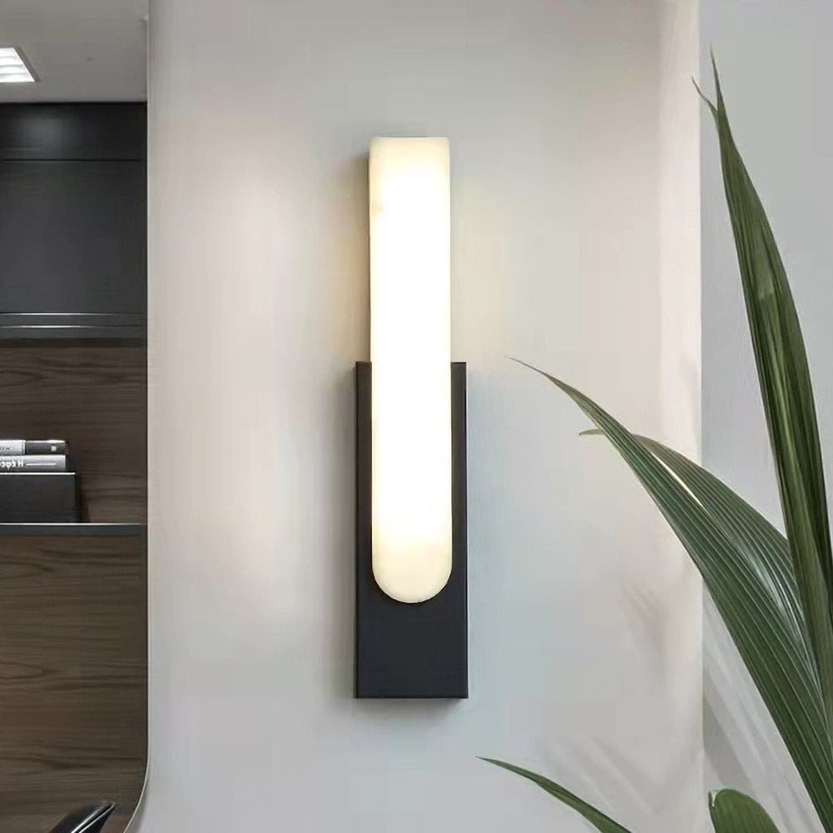 Agatha aplique de pared en forma de U con LED