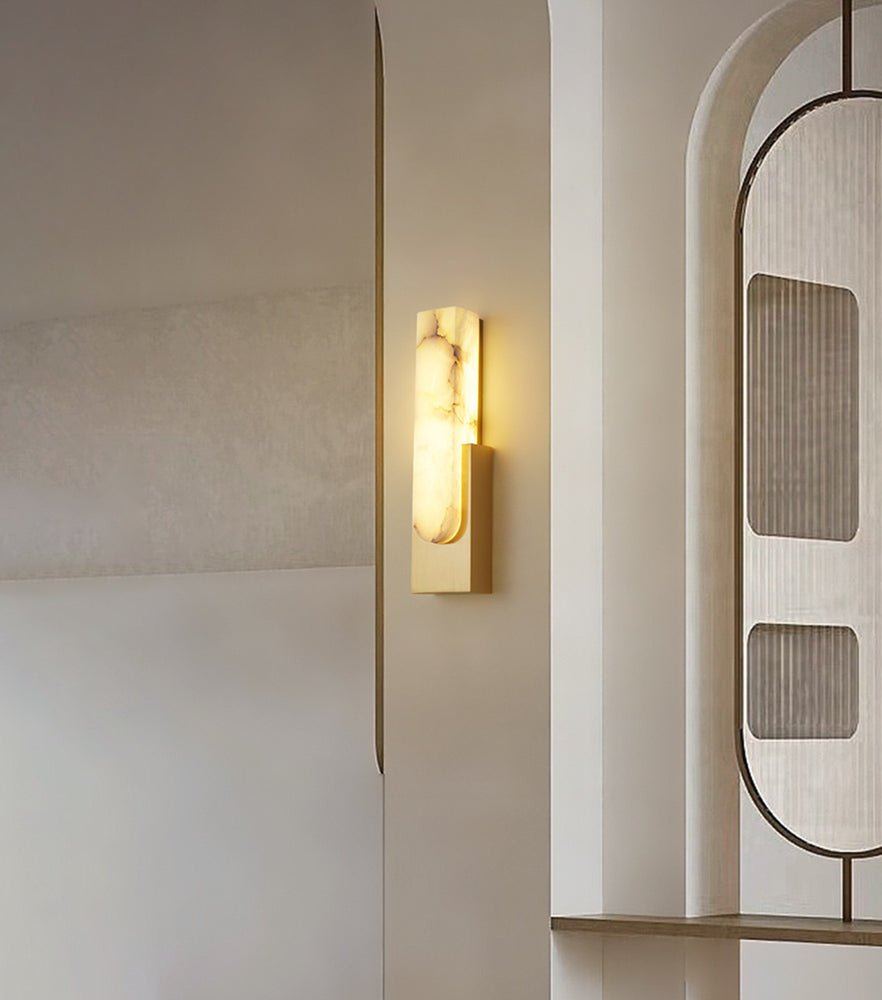 Xaldy aplique de pared alabastro