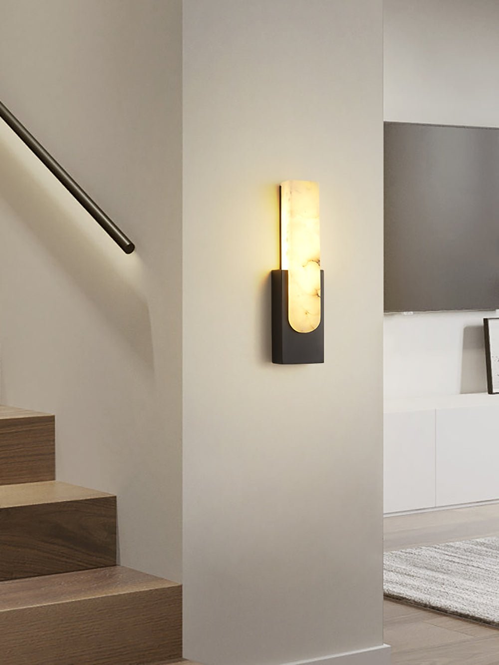 Xaldy aplique de pared alabastro