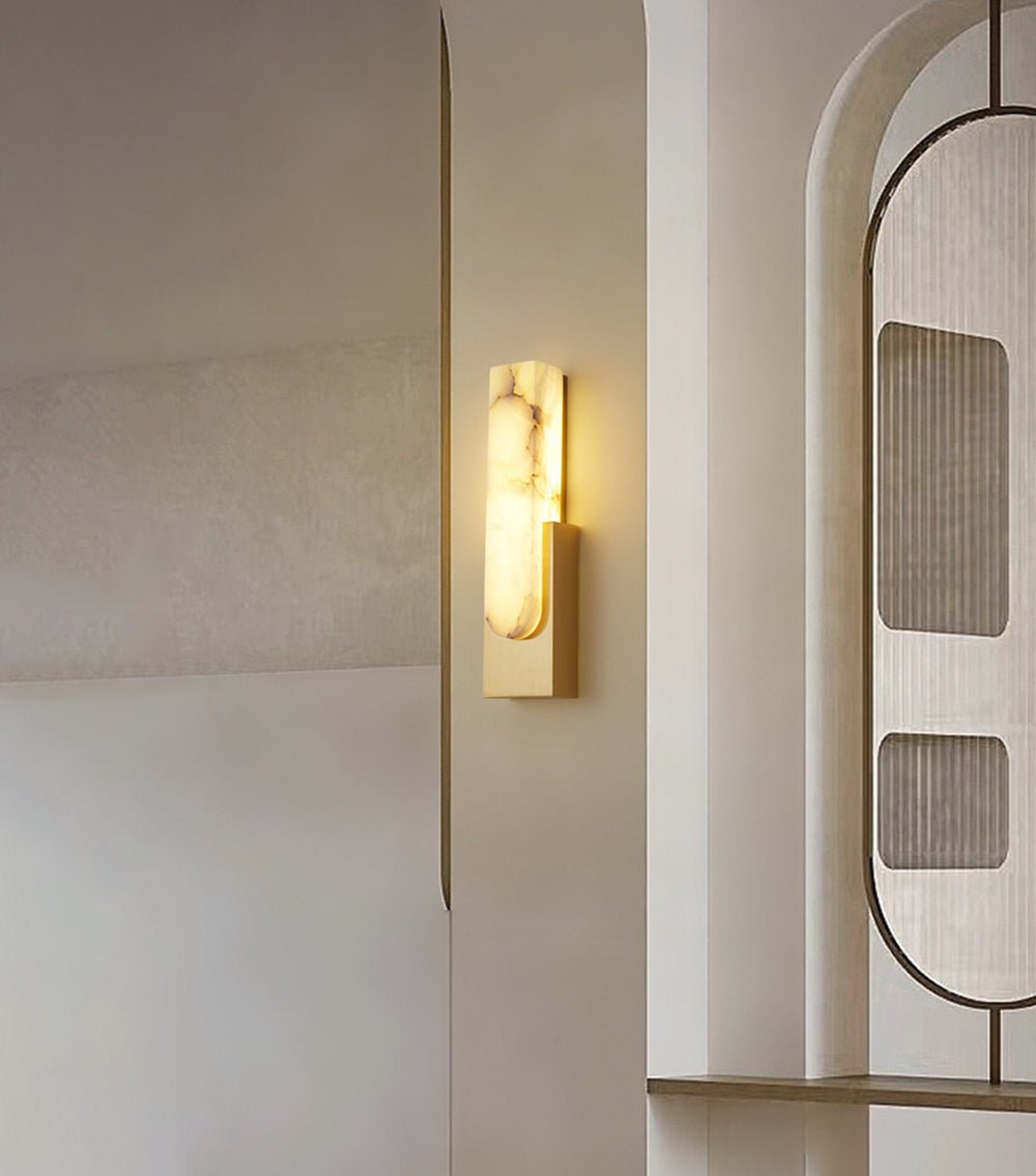 Xaldy aplique de pared alabastro