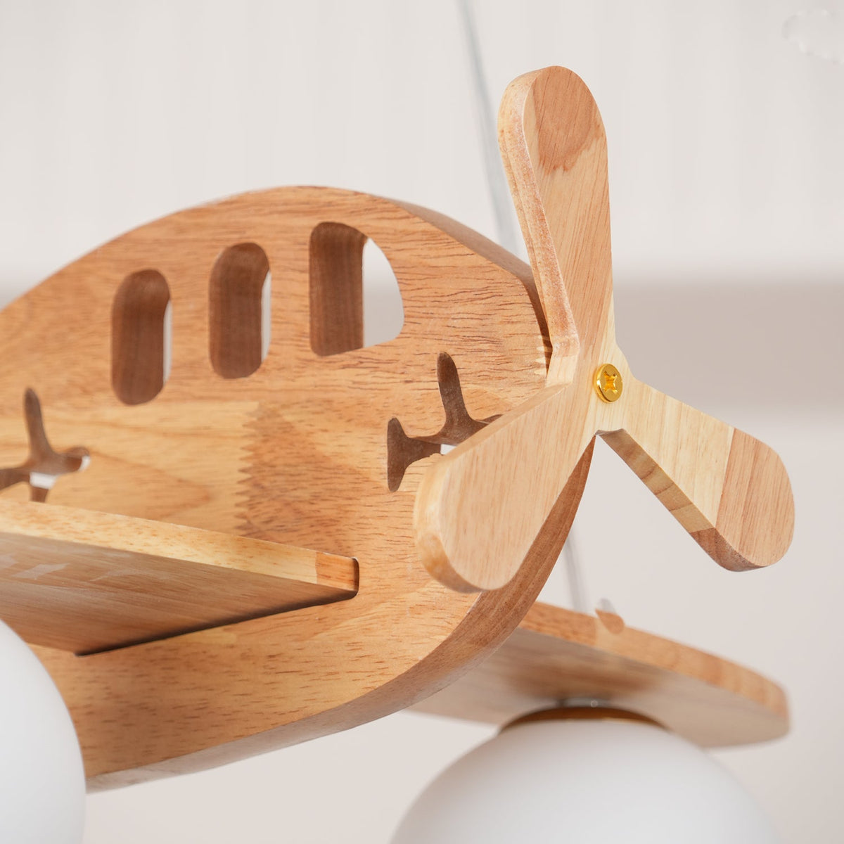 Aldenine lámpara colgante artística de madera