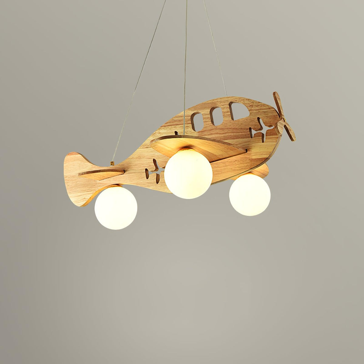 Aldenine lámpara colgante artística de madera