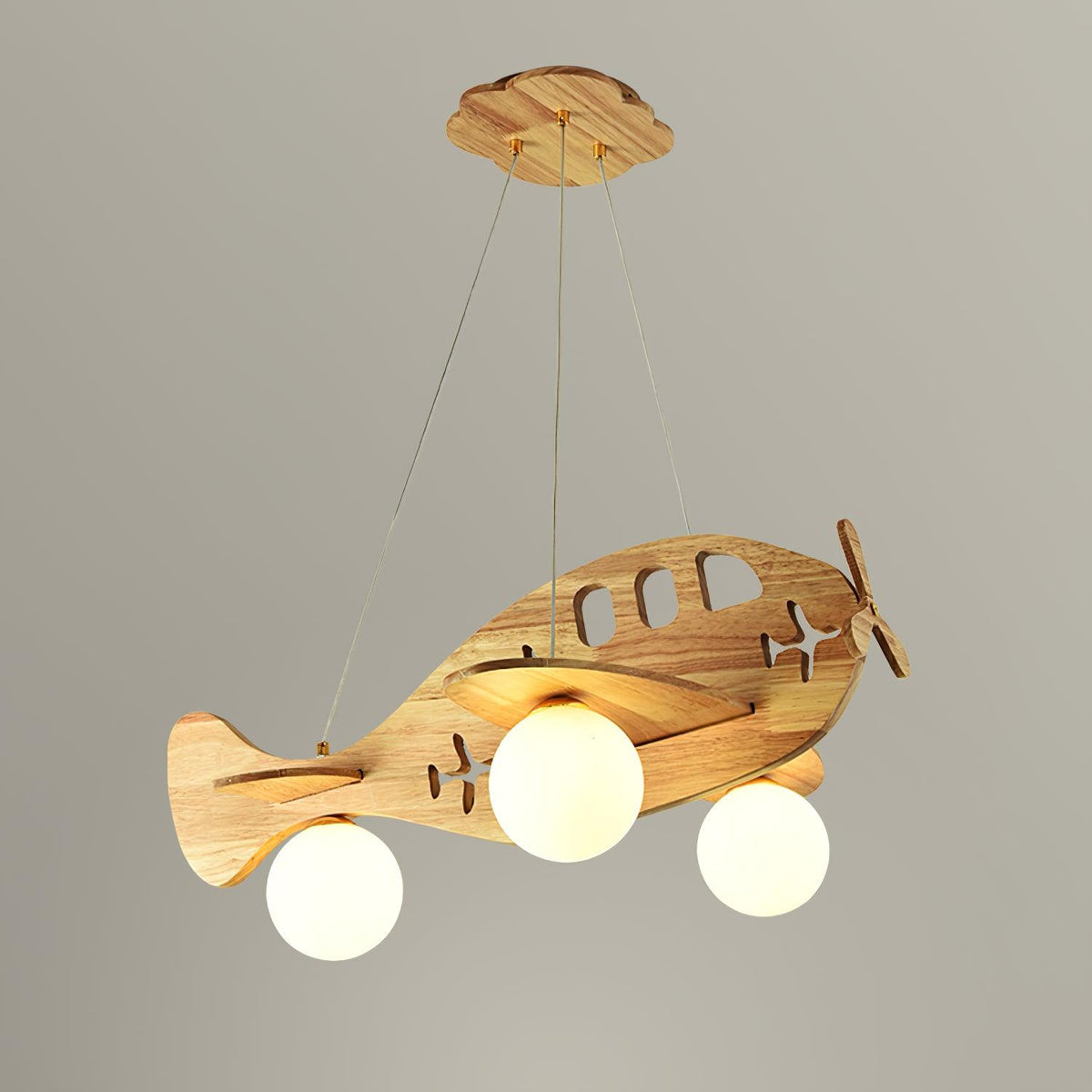 Aldenine lámpara colgante artística de madera