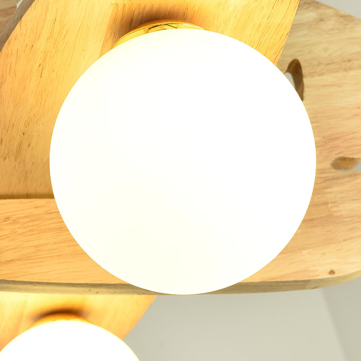 Aldenine lámpara colgante artística de madera