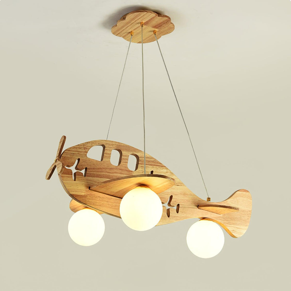Aldenine lámpara colgante artística de madera