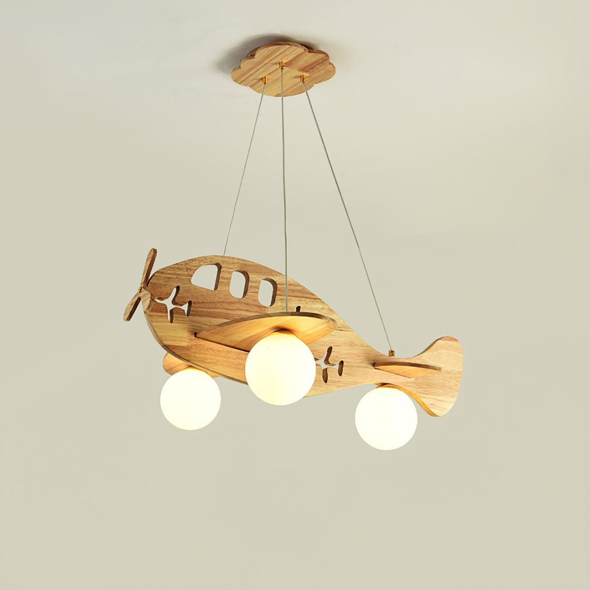 Aldenine lámpara colgante artística de madera