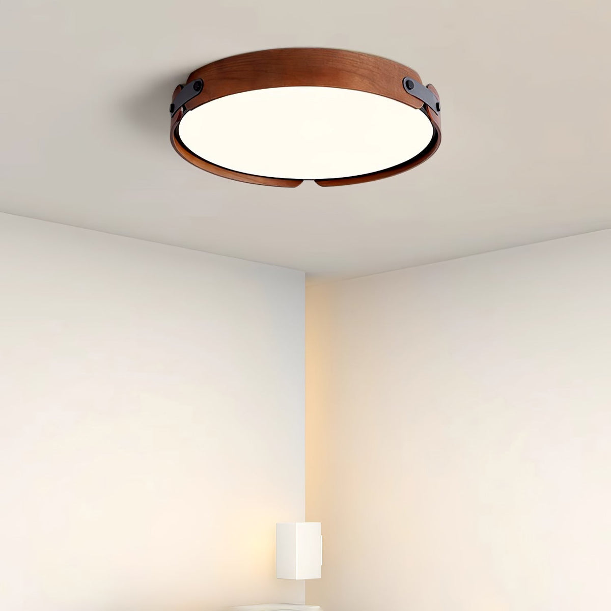 Edan lámpara de techo moderna minimalista de madera
