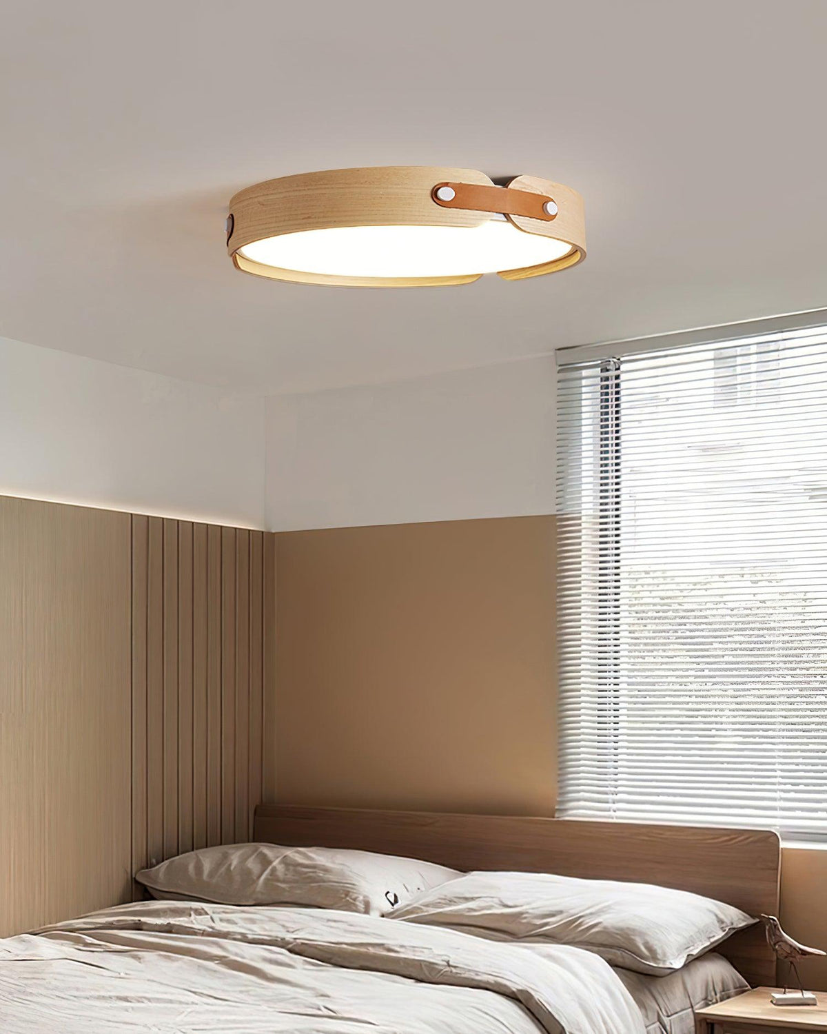 Edan lámpara de techo moderna minimalista de madera