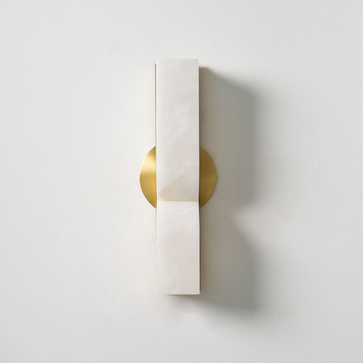 Niveelle aplique de pared rectangular de alabastro