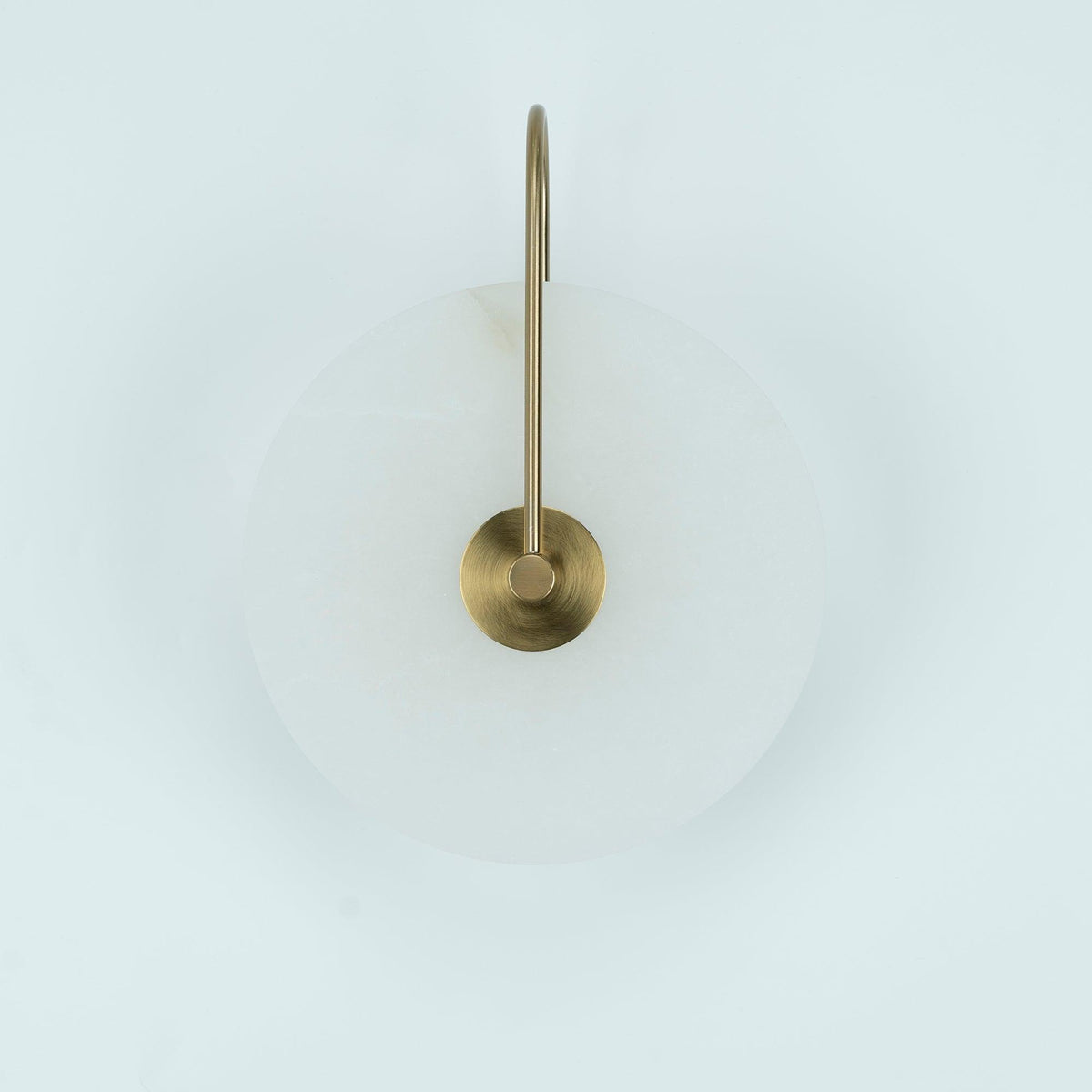 Albeenne aplique de pared con globo de alabastro