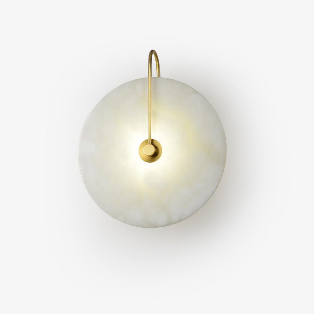 Albeenne aplique de pared con globo de alabastro
