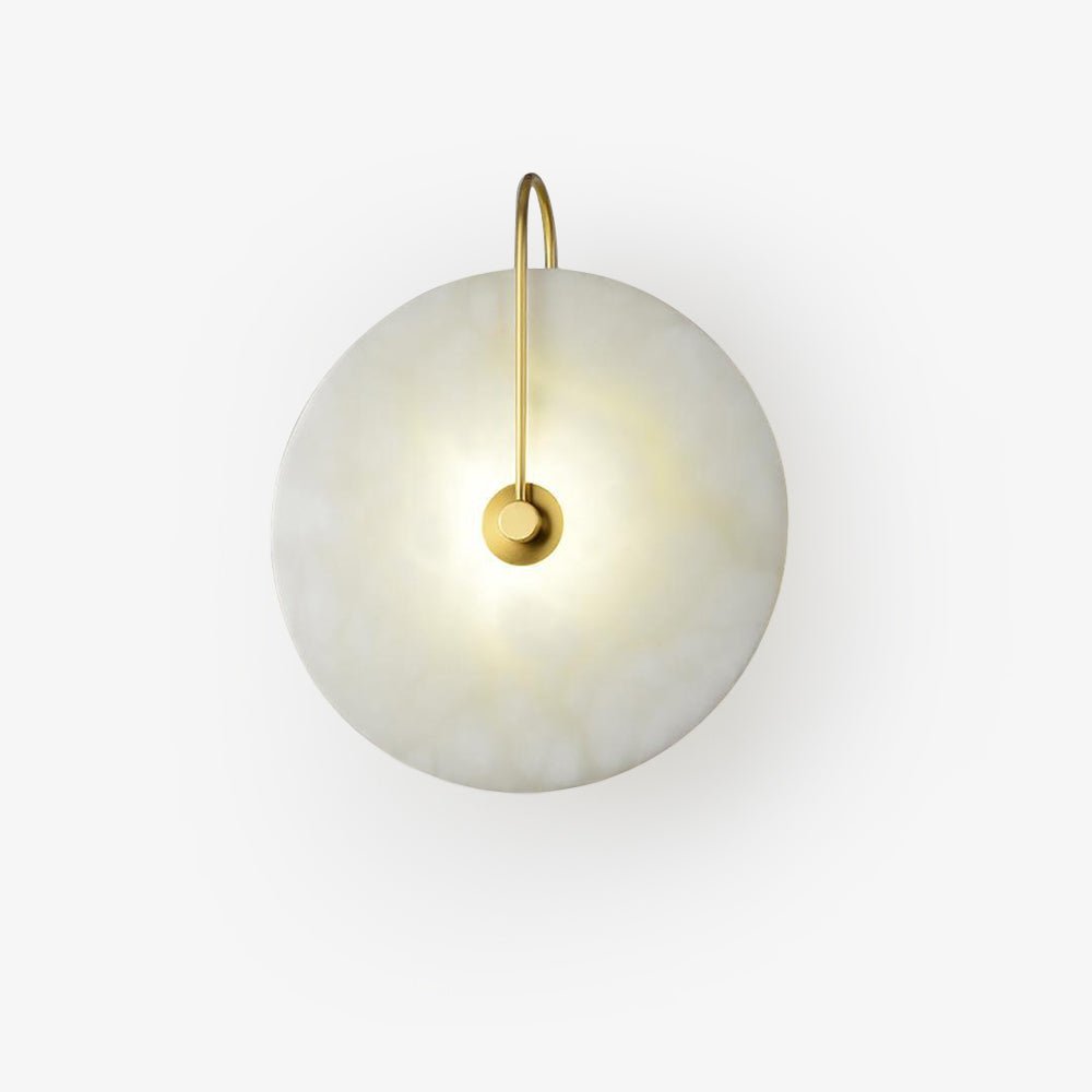 Albeenne aplique de pared con globo de alabastro