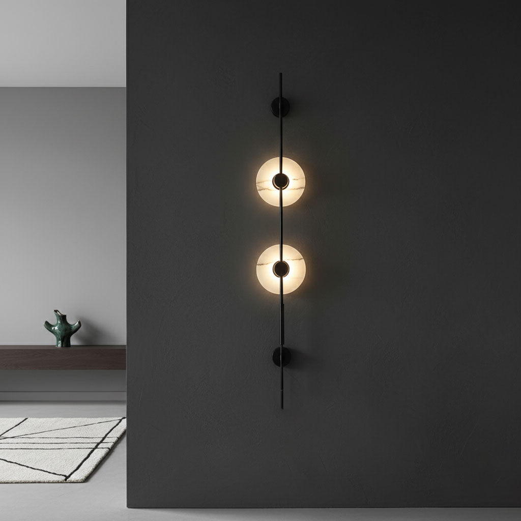 Neron aplique de pared vertical alabastro