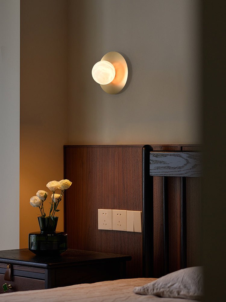 Eirueria aplique de pared alabastro
