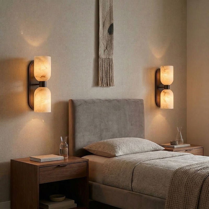 Aplique de pared alabastro
