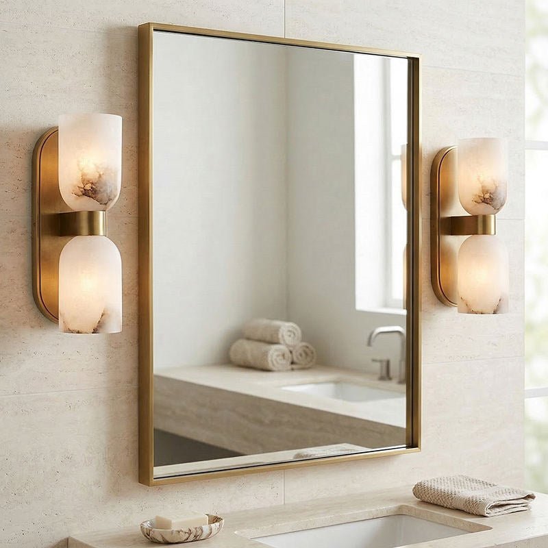 Aplique de pared alabastro