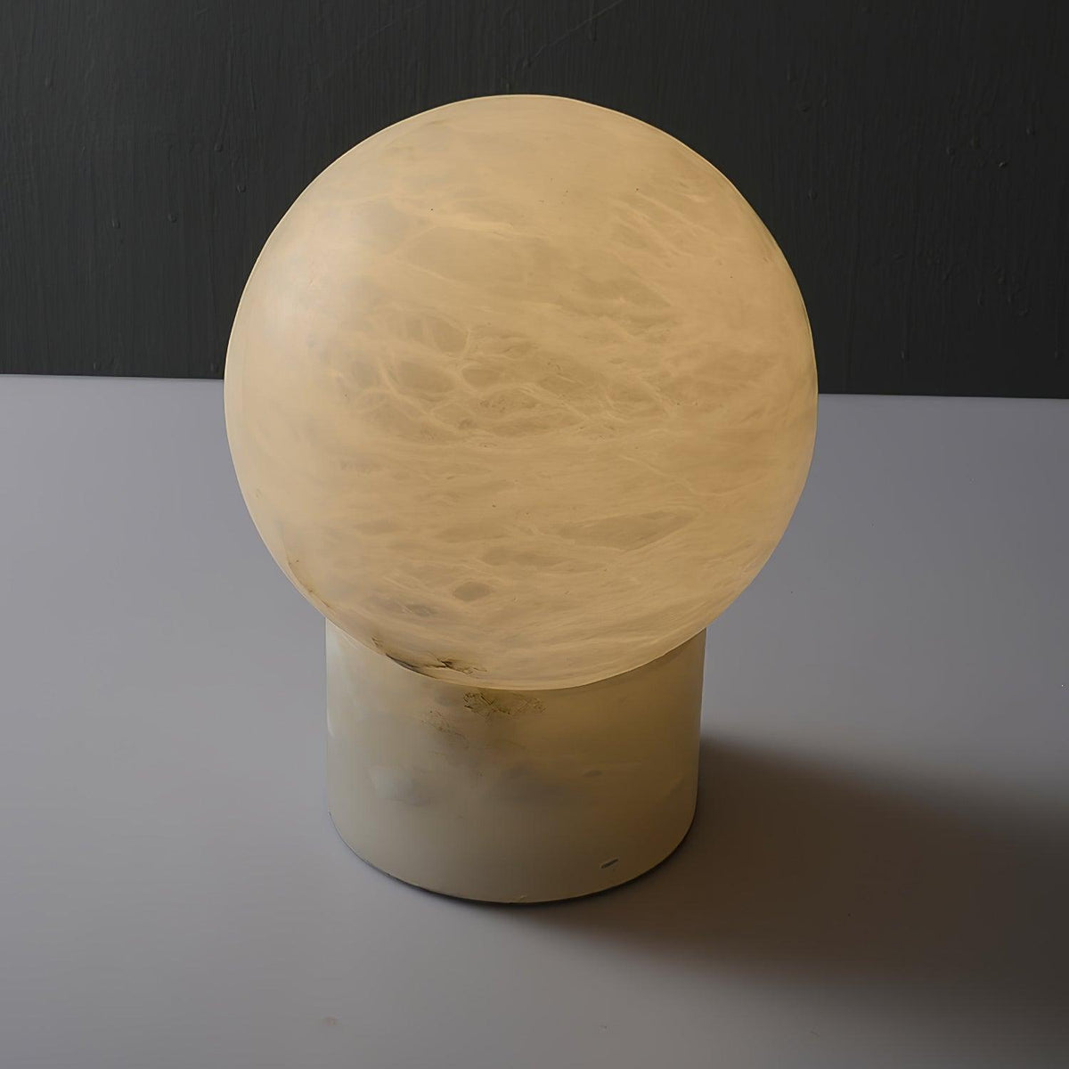 Albiniella lámpara de mesa moderna de alabastro