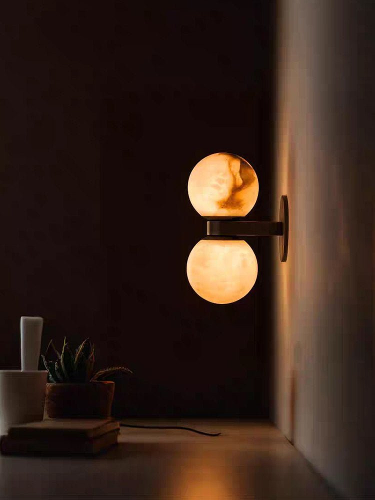 Lumenor alabastro aplique de pared Celestia Orb