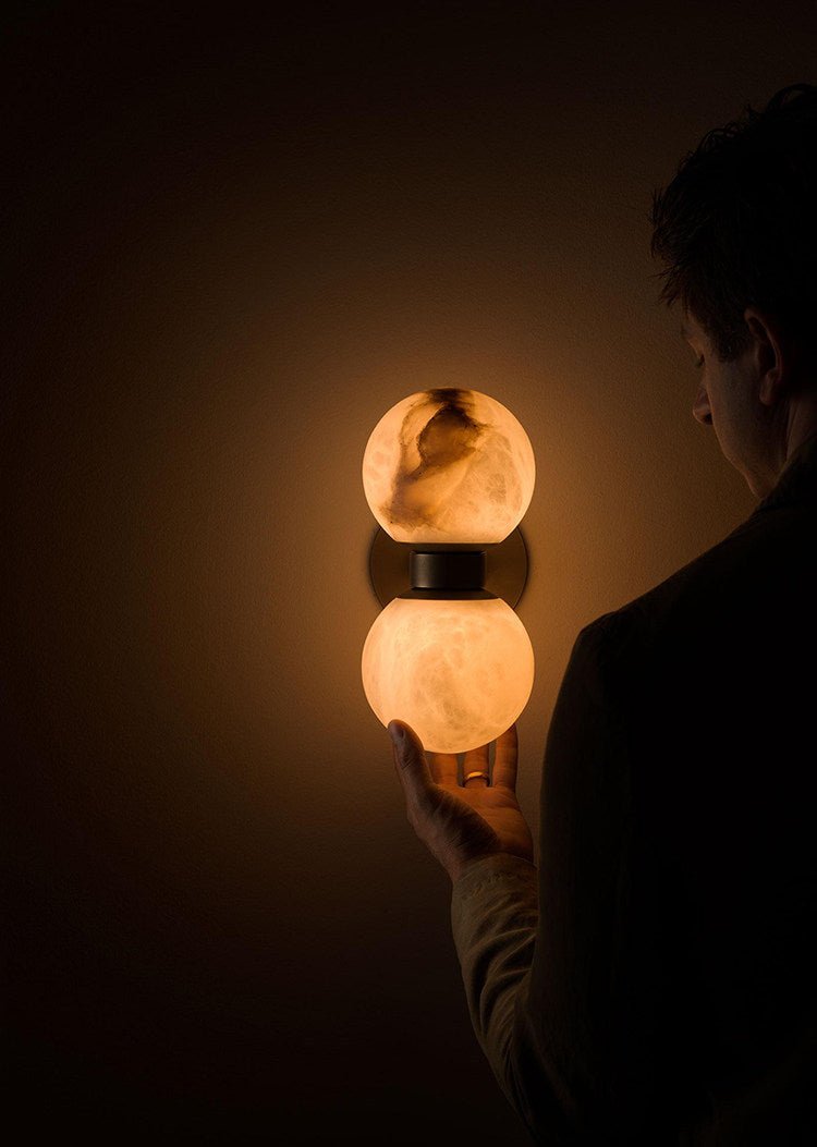 Lumenor alabastro aplique de pared Celestia Orb