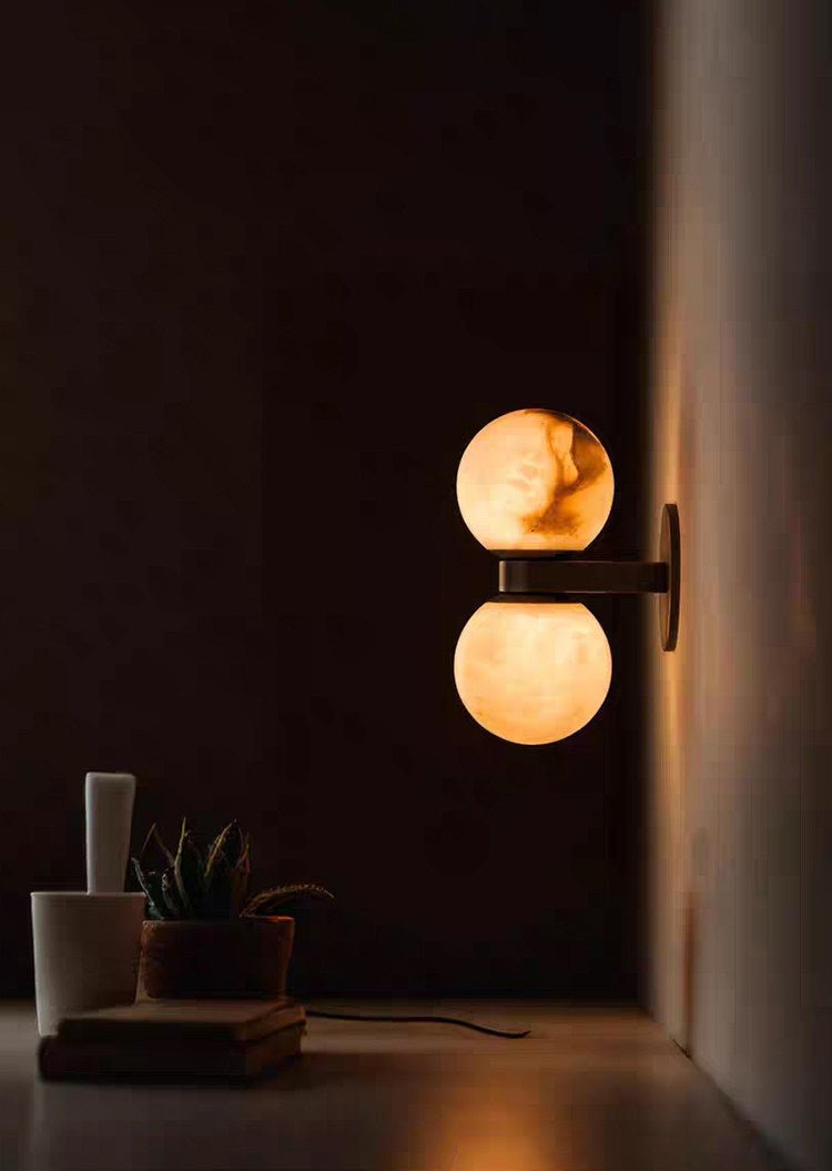 Lumenor alabastro aplique de pared Celestia Orb