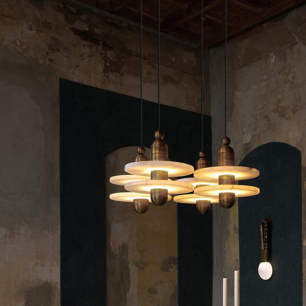 Ildvuvye lámpara colgante Individual Creativity Comet