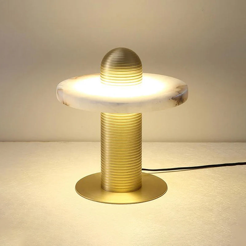 Nerio lámpara de mesa moderna de alabastro