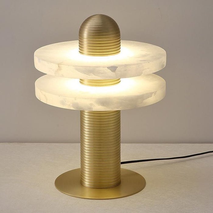 Nerio lámpara de mesa moderna de alabastro