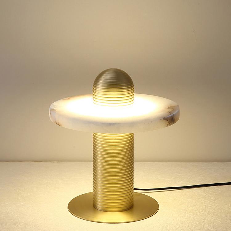 Nerio lámpara de mesa moderna de alabastro