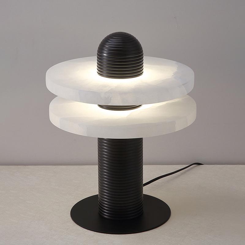 Nerio lámpara de mesa moderna de alabastro