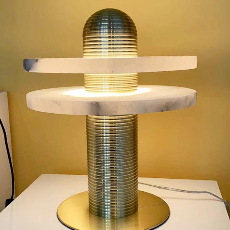 Nerio lámpara de mesa moderna de alabastro