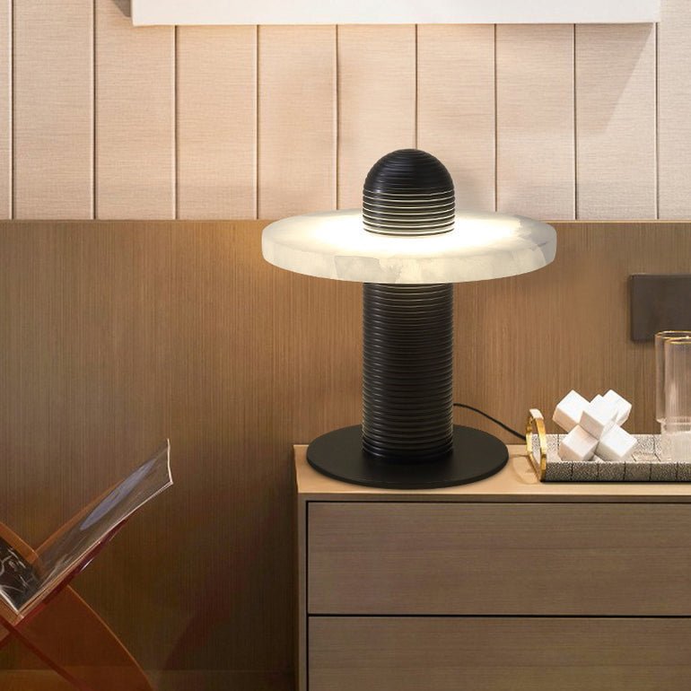 Nerio lámpara de mesa moderna de alabastro