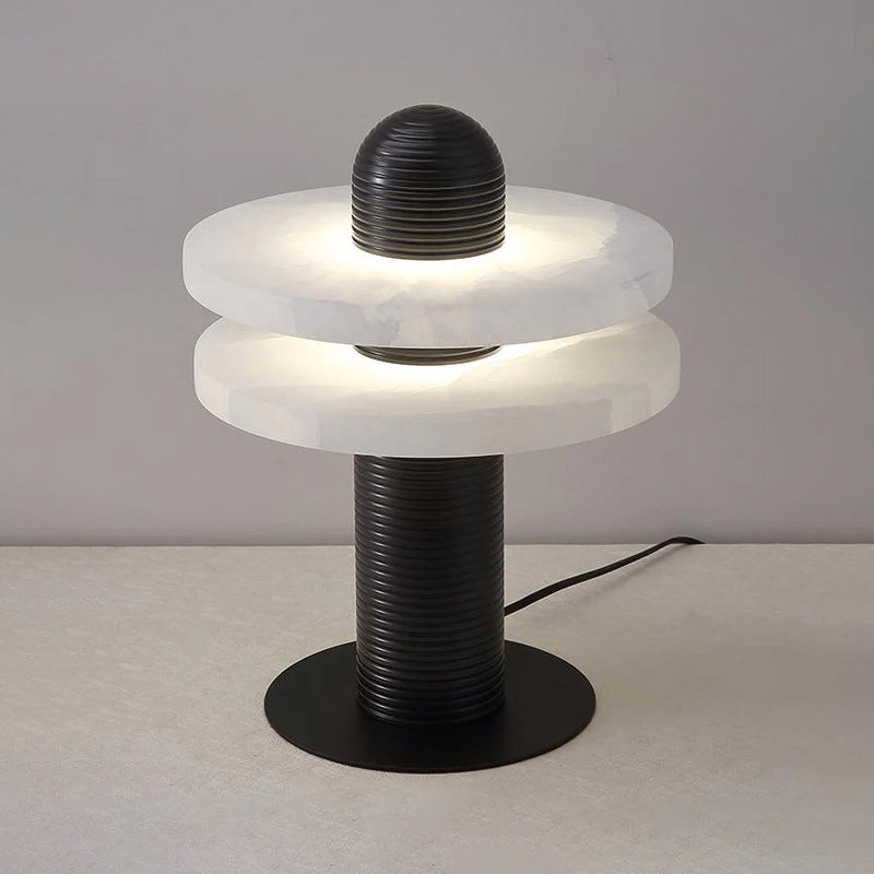 Nerio lámpara de mesa moderna de alabastro
