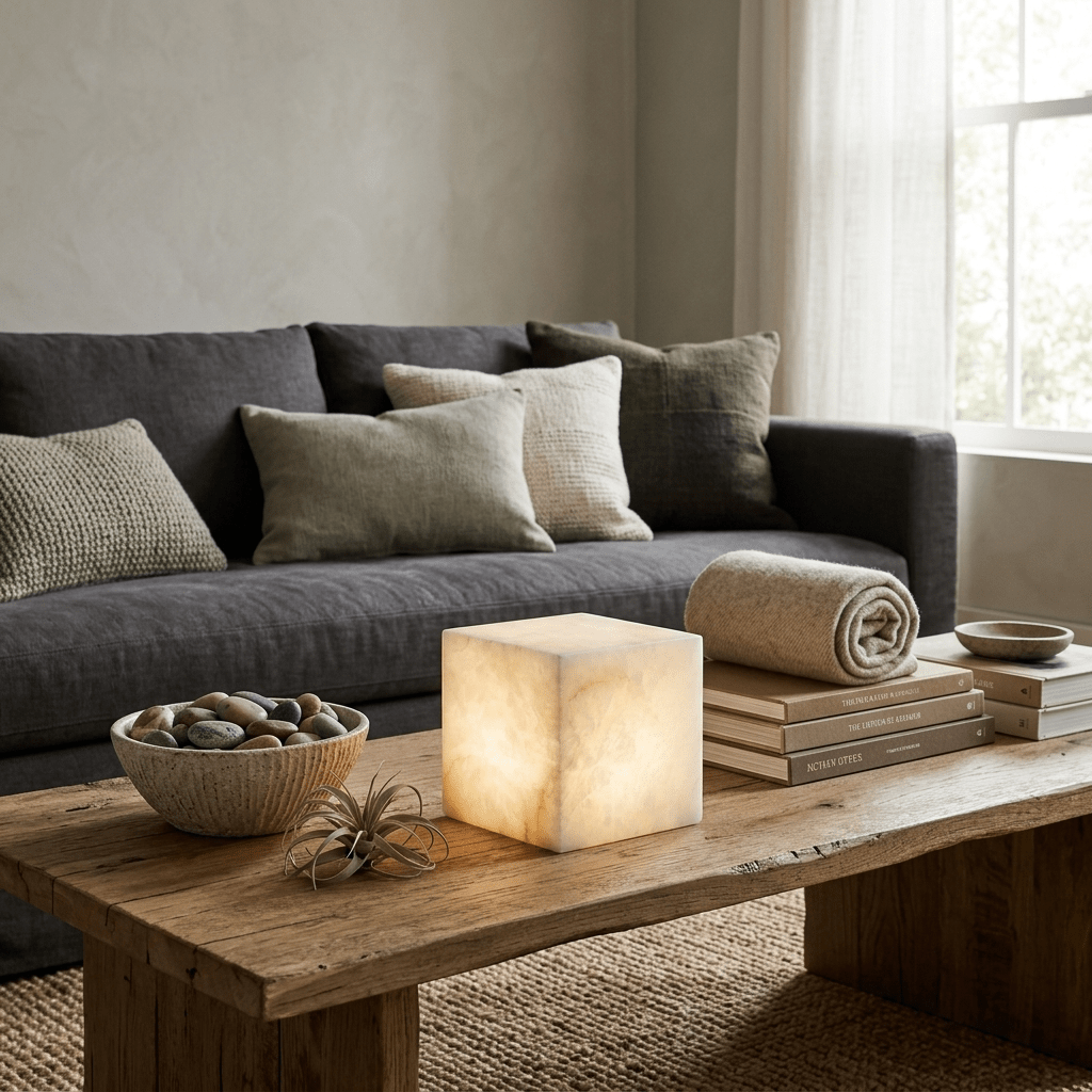 Noroia lámpara de mesa Cube