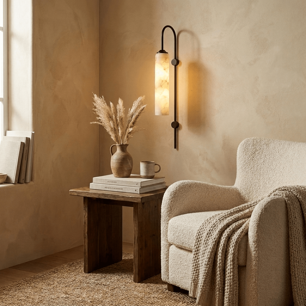 Evadelle aplique de pared con cilindro