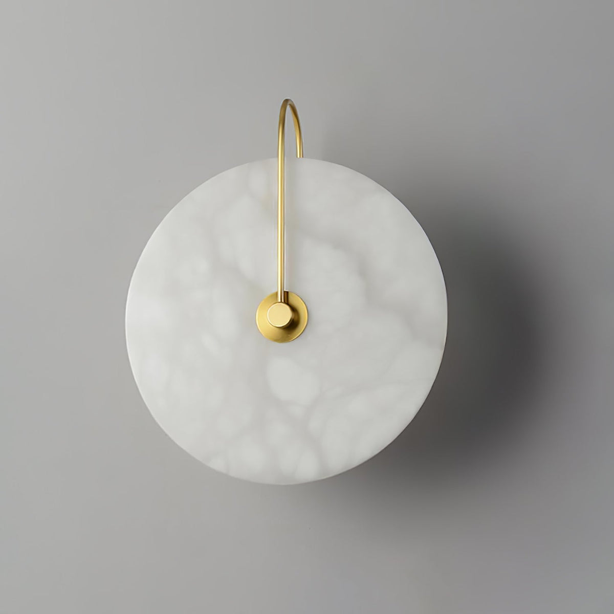 Albeenne aplique de pared con globo de alabastro