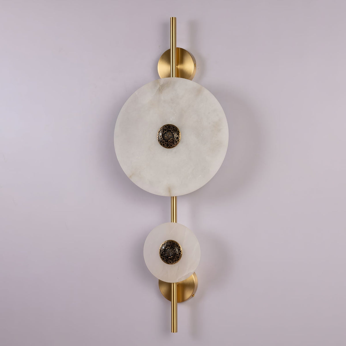 Evadne aplique de pared en alabastro