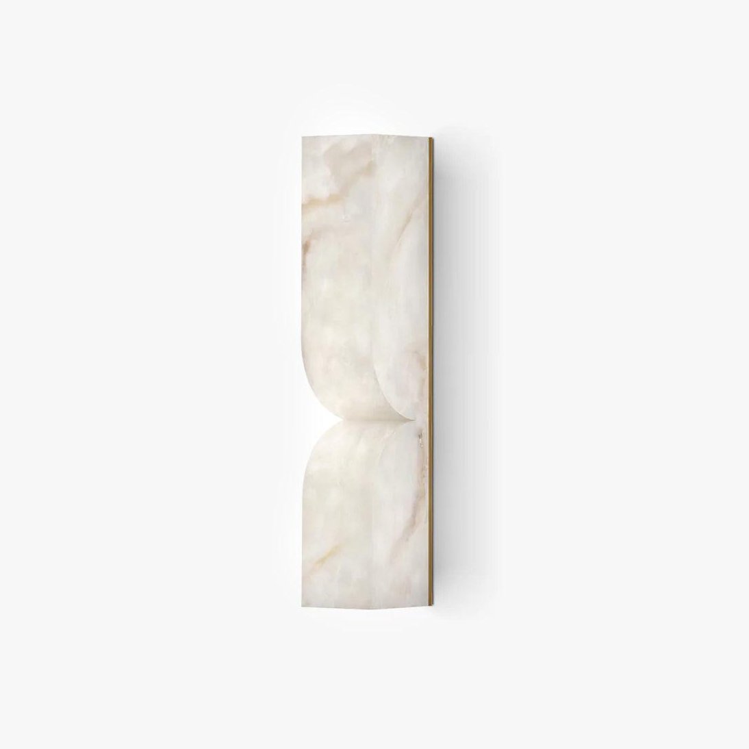 Niveelle aplique de pared rectangular de alabastro