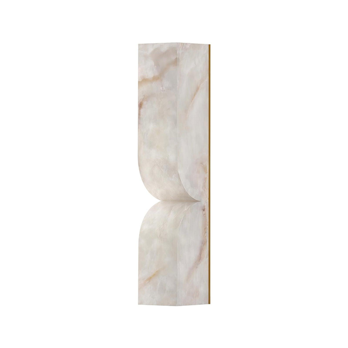 Niveelle aplique de pared rectangular de alabastro