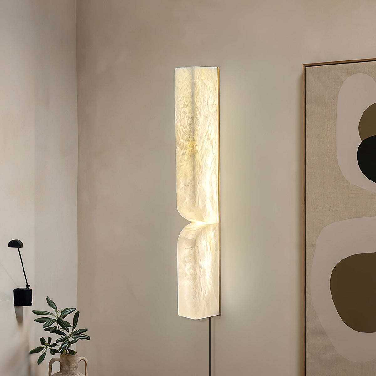 Lena alabastro aplique de pared