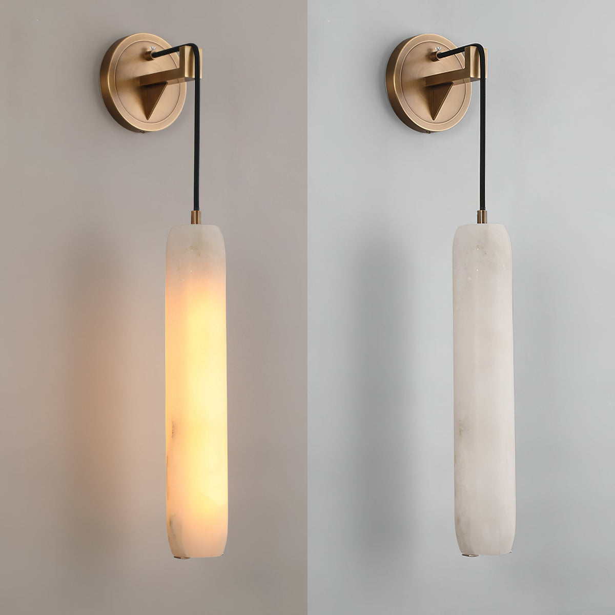 Aplique de pared Individual Creatividad Flute alabastro
