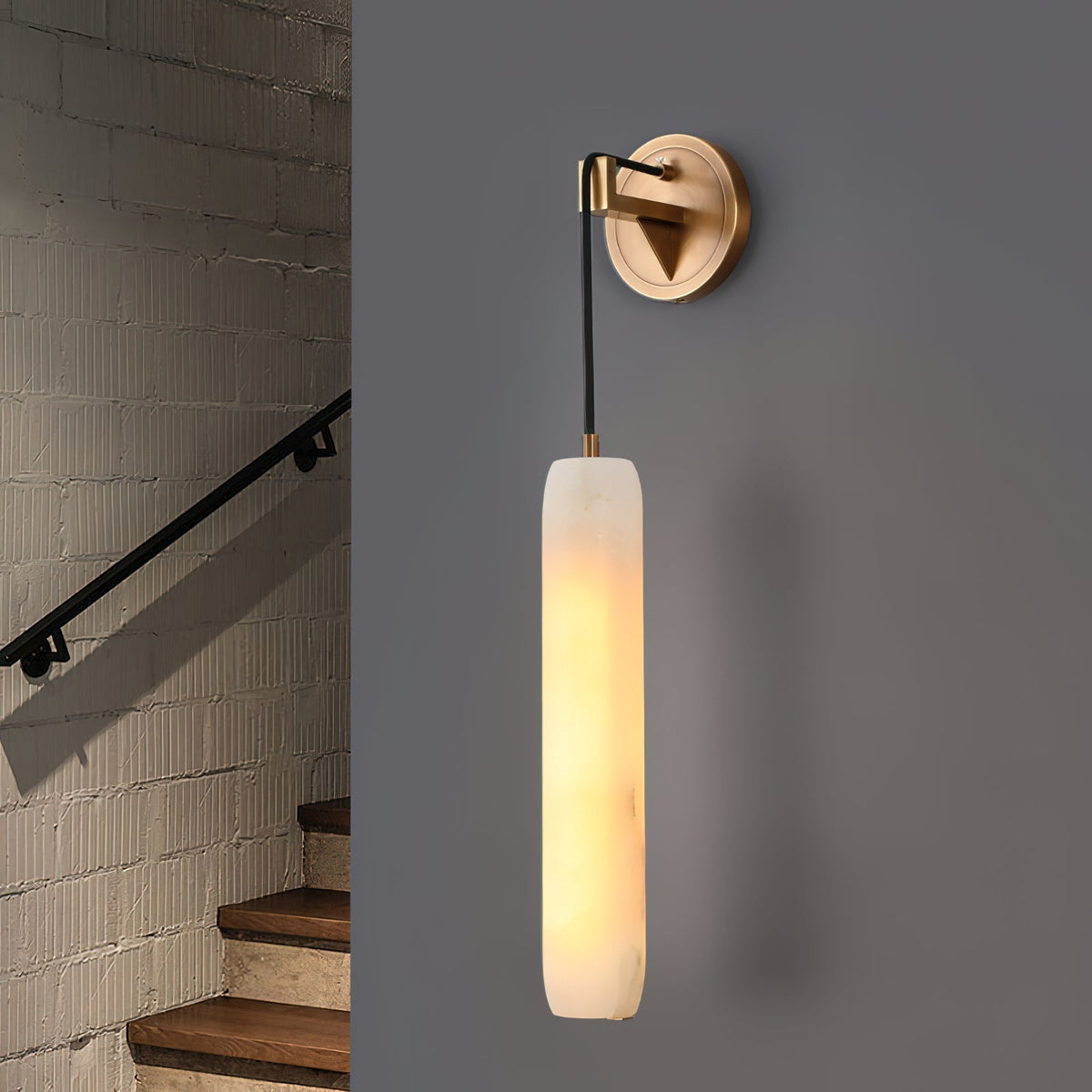 Aplique de pared Individual Creatividad Flute alabastro