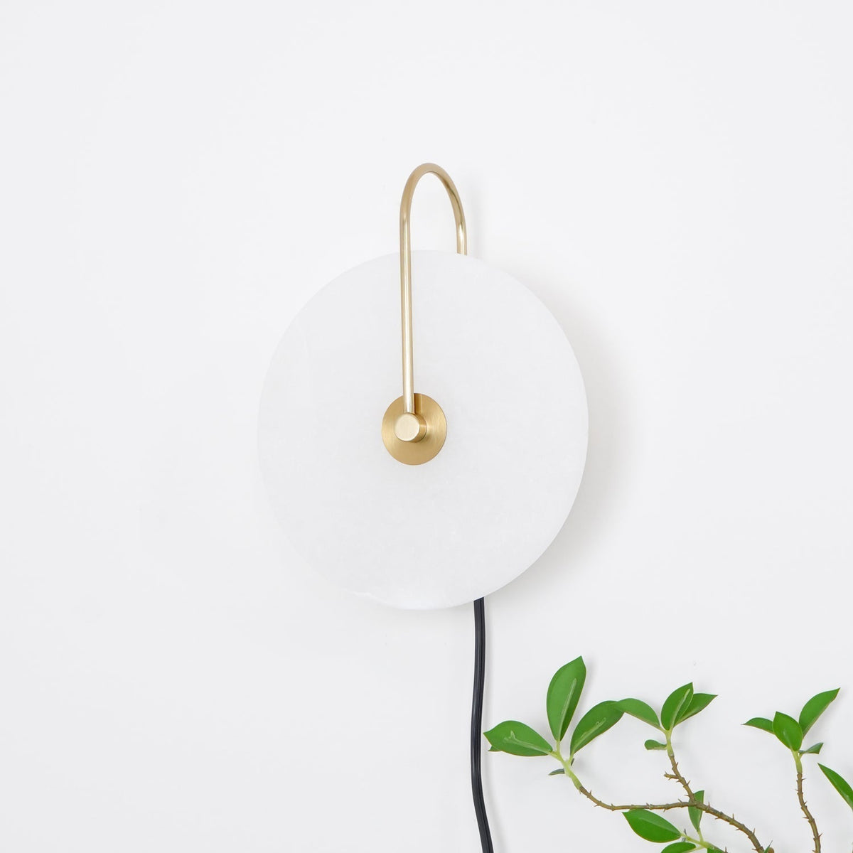 Albeaine aplique de pared de globo en alabastro con enchufe