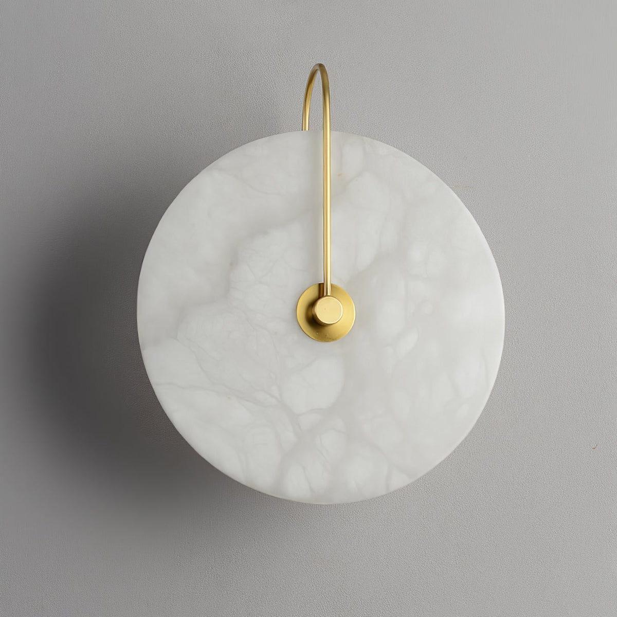 Albeenne aplique de pared con globo de alabastro