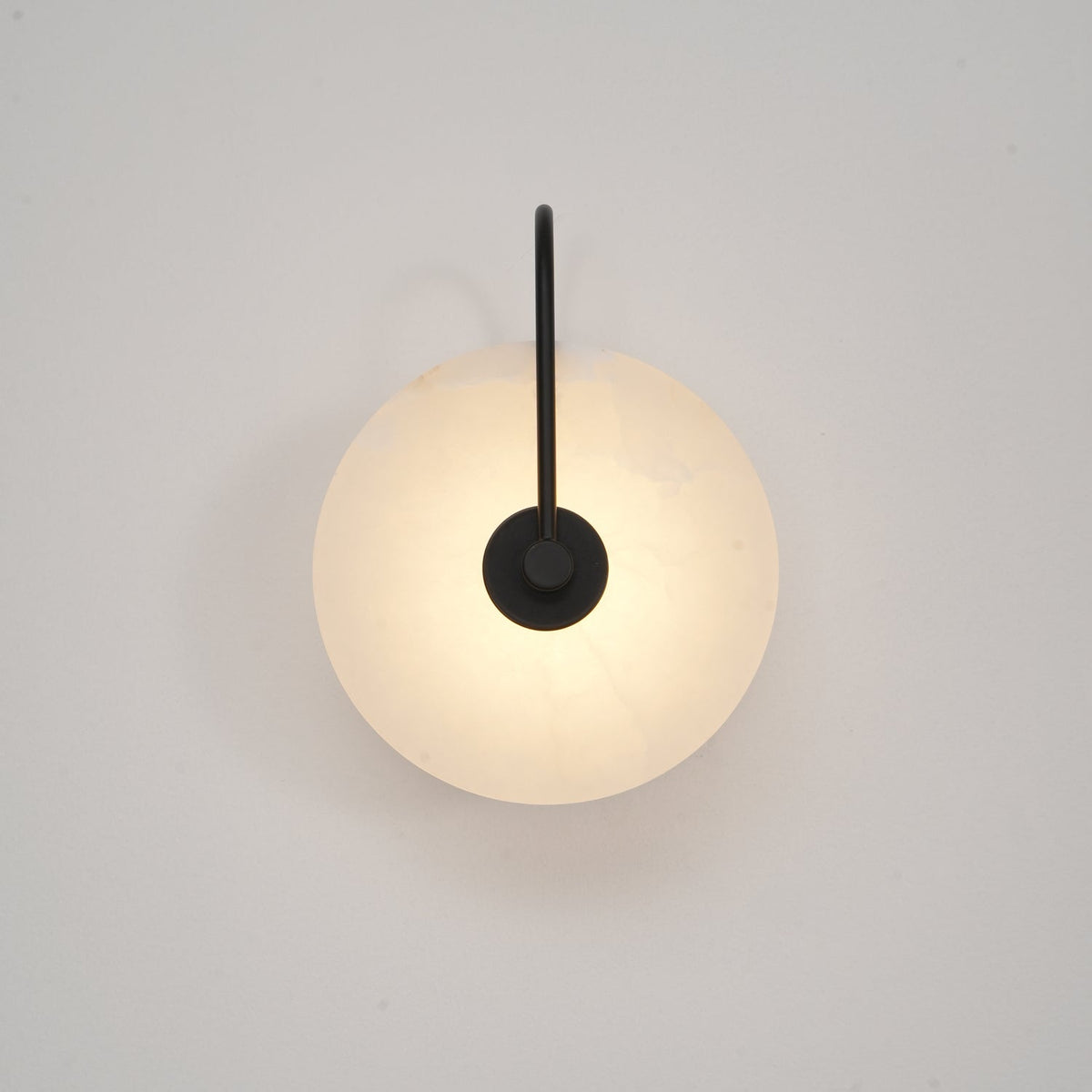 Albeenne aplique de pared con globo de alabastro