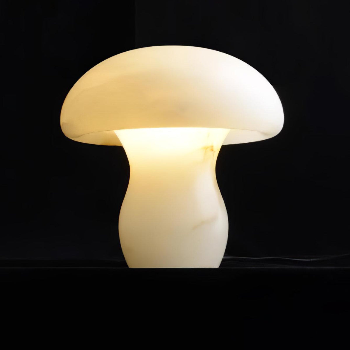 Eirarena lámpara de mesa de alabastro