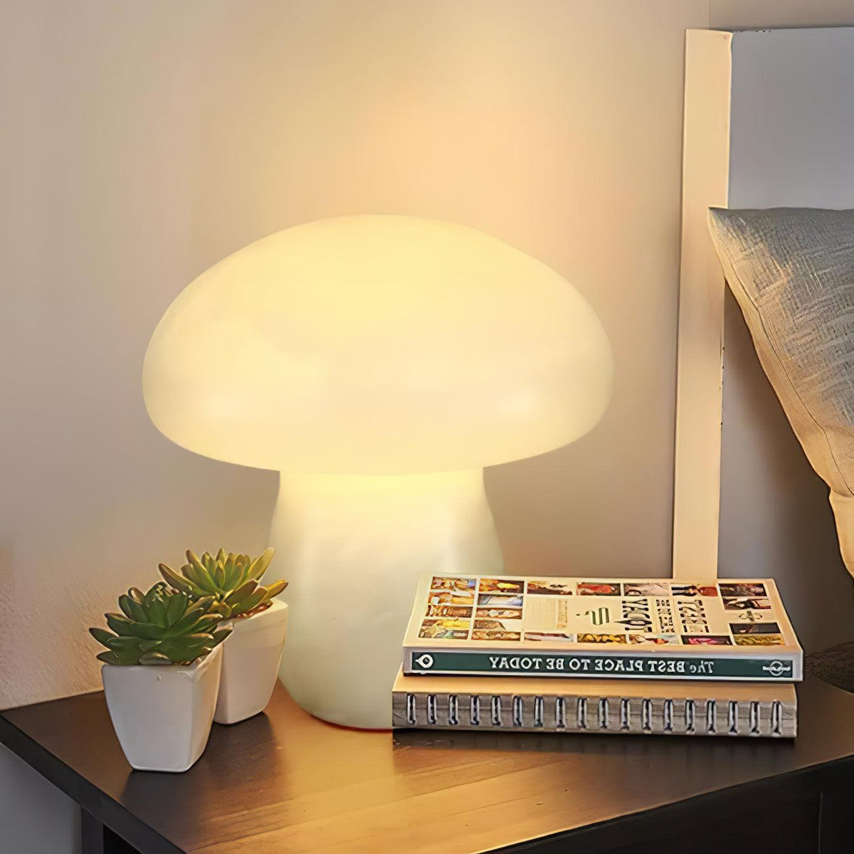 Eirarena lámpara de mesa de alabastro