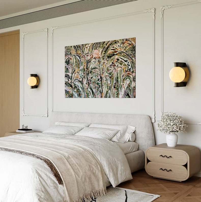 Caldrien alabastro aplique de pared alabastro