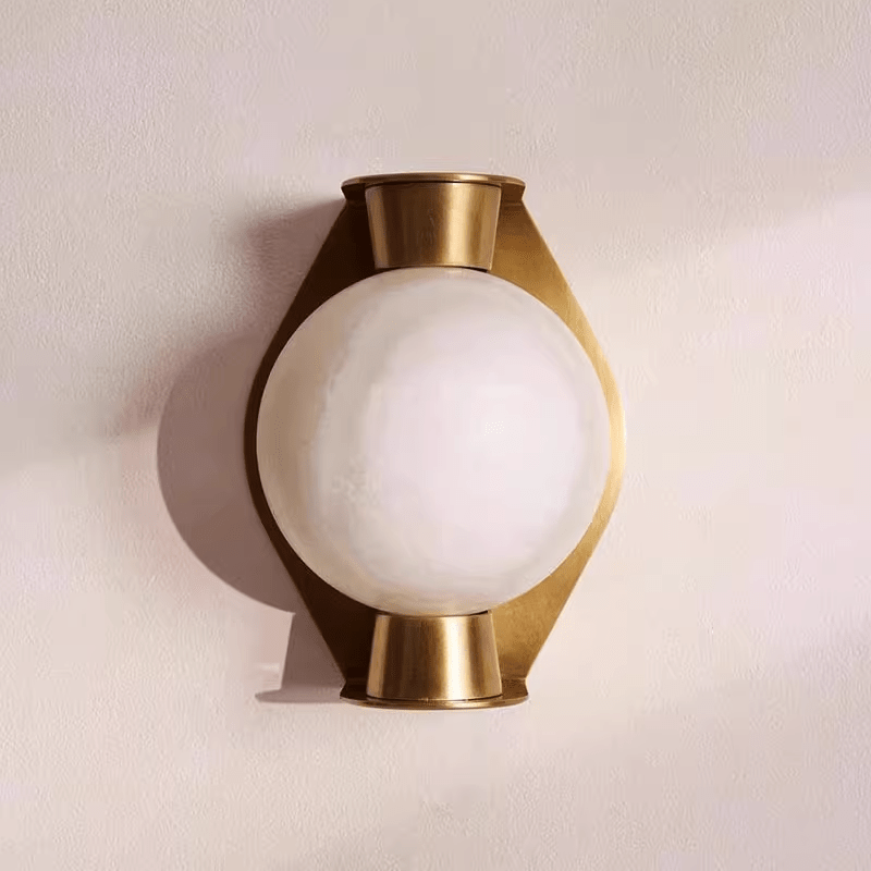 Caldrien alabastro aplique de pared alabastro